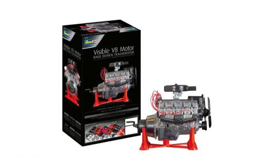 Moteur V8 transparent 