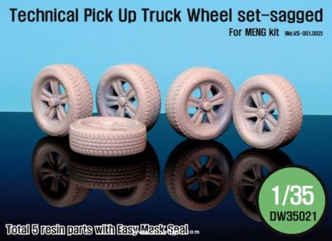 Technical Pick Up Belastete Reifen Set 