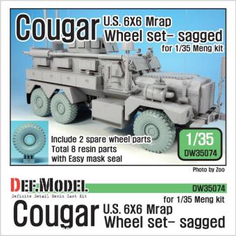 Jeu de roues U.S Cougar 6x6 MRAP 