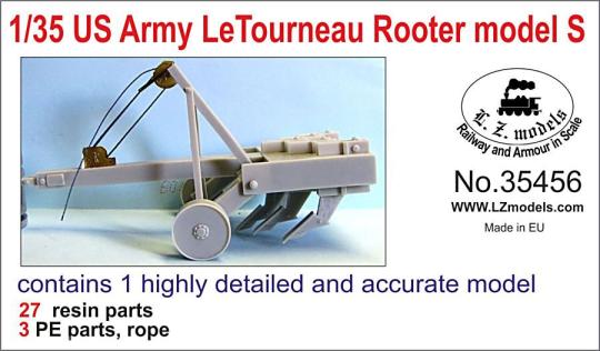 US Army LeTourneau Rooter Modèle S 