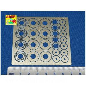 Disques de frein perforés standard - diamètre 14 mm 