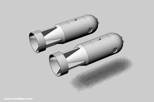 Deux bombes à eau US Mk54 