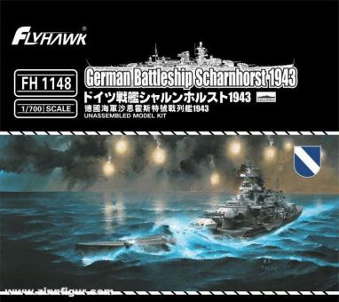 Battleship Scharnhorst 1943 