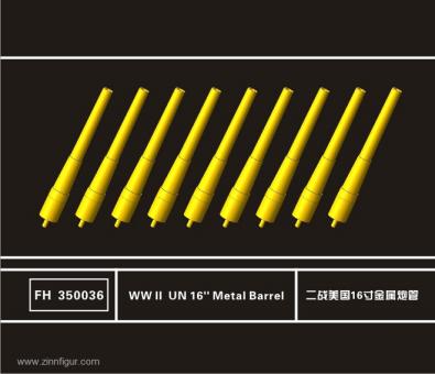 Tubes de canon 16'' de l'US Navy 
