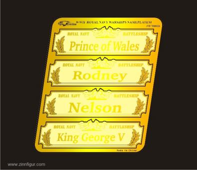 Royal Navy Name Plates 1 