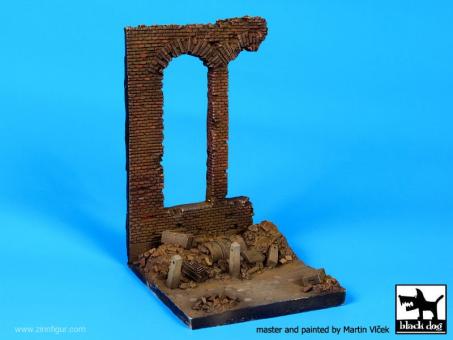 Usine en ruine - Diorama Base 