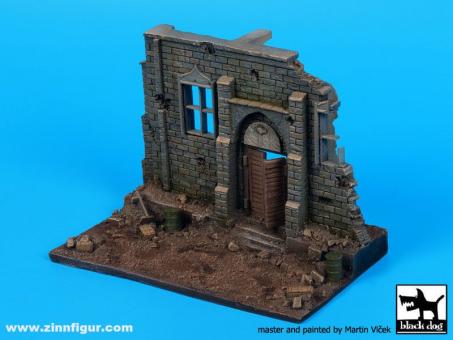 Straße mit Ruine #3 - Diorama Base 