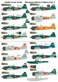 Mitsubishi A6M Zero Fighters 6 
