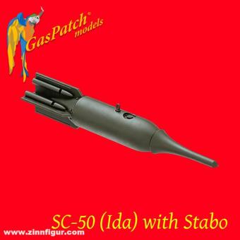 Bombes SC50 allemandes avec Stabo (8 pièces) 