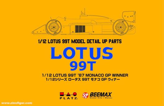 Lotus 99T "Monaco GP Winner 1987" Detail Up Parts 