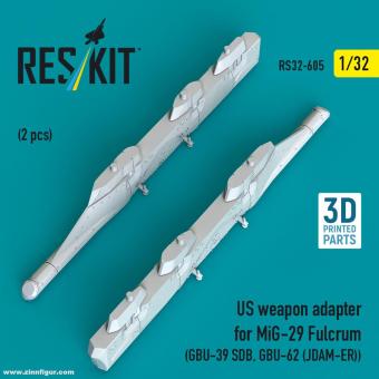 US Weapon Adapter for MiG-29 (GBU-39 SDB, GBU-62 (JDAM-ER)) (2 pcs) 