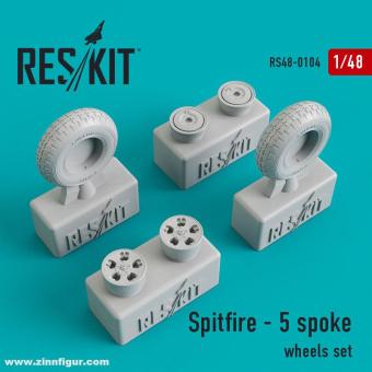 Spitfire 5 Spoke Wheels Set 