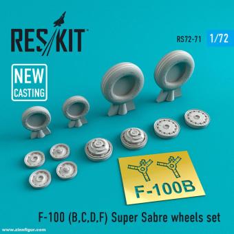 F-100B/C/D/F Super Sabre Wheels Set 
