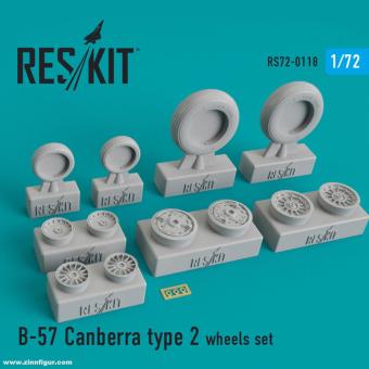 B-57 Canberra Typ 2 Räder Set 