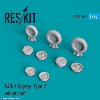 F4D-1 Skyray Kit de roues type 2 