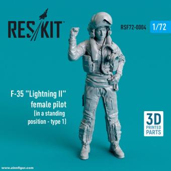 F-35A Lightning II Female Pilot 