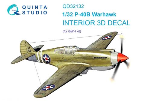 P-40B 3D-Decal Interior 