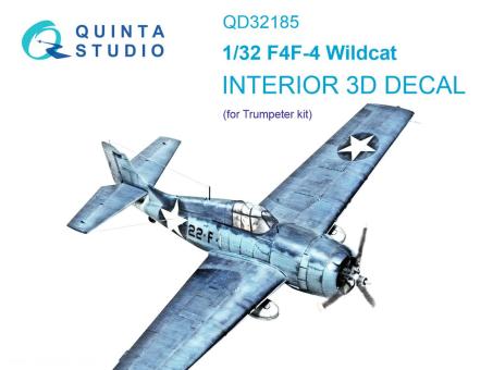 F4F-4 Wildcat - 3D-Decal détails intérieurs 