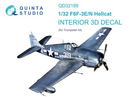 F6F-3E/N Hellcat - 3D-Decal Interior 