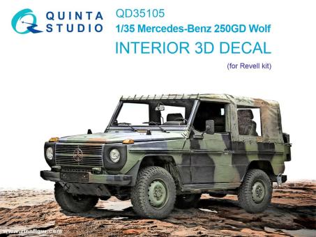 250GD Wolf - 3D-Decal Interior 