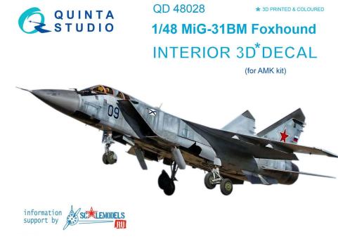 MiG-31BM Innendetails - 3D-Decal 
