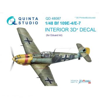 Bf 109E-4/E-7 3D-Decal Interior 