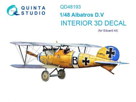 Albatros D.V 3D-Decal Innendetails 