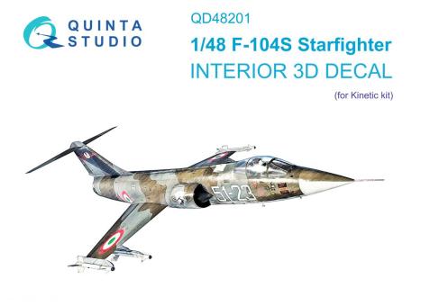 F-104S Starfighter 3D-Decal détails intérieurs 
