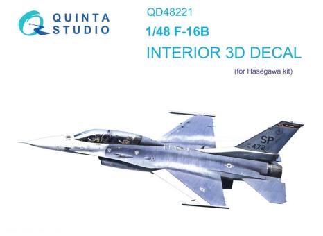 F-16B 3D-Decal détails intérieurs 