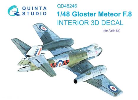 Gloster Meteor F.8 3D-Decal Innendetails 