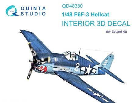 F6F-3 Hellcat - 3D-Decal Innendetails 