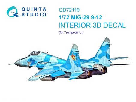 MiG-29 9-12 - 3D-Decal détails intérieurs 