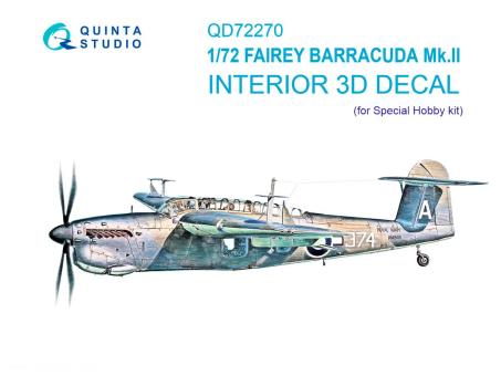 Fairey Barracuda Mk.I - 3D-Decal Interior (Special Hobby) 