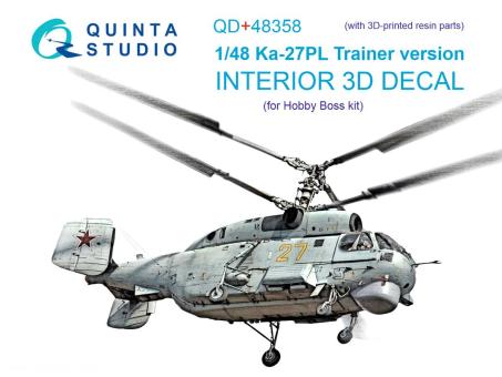 Ka-27PL Trainer 3D-Decal détails intérieurs 