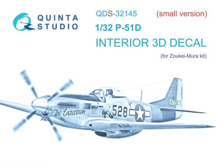 P-51D - 3D-Decal détails intérieurs - petit set 