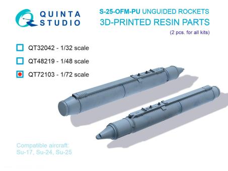 S-25-OFM-PU Raketen (2 Stück) 
