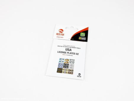 US Nummernschilder 02 - 3D Decal 