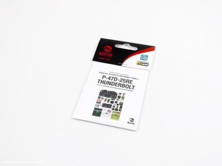P-47D25-RE - 3D-Decal Interior 
