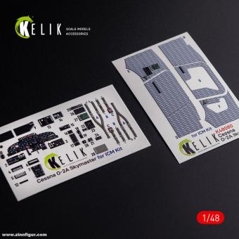 O-2A Skymaster "Grau" - 3D-Decal Innendetails 