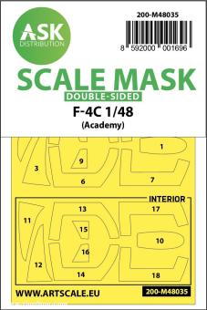 F-4C double-sided painting mask 