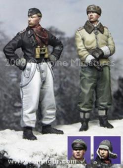 SS-Tank Officers at Kharkov 
