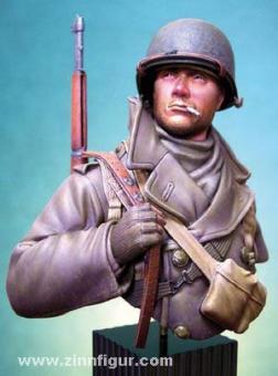 Soldat américain dans les Ardennes 