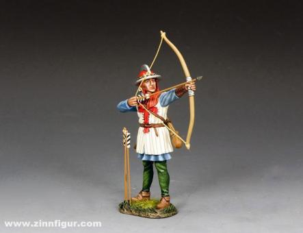 English Archer Firing Upwards 