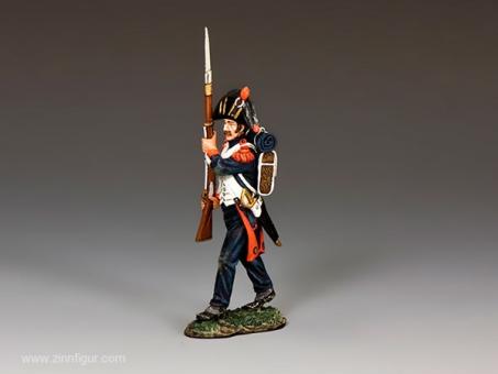 Grenadier mit Zweispitz - vorgehend - Alte Garde 