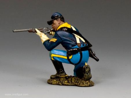 Caporal, à genoux - 10th Cavalry "Buffalo Soldiers 