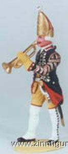 Trompette de grenadier, marchant, jouant 
