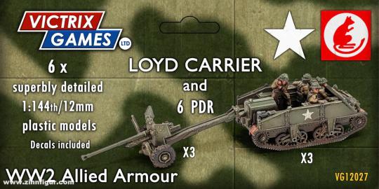 Llyod Carrier with 6pdr Gun 