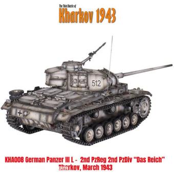 Pz.Kpfw.III Ausf.L "Div. Das Reich" (chars de combat) 