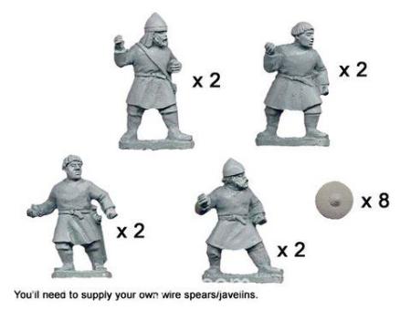 Byzantine Psiloi with Javelins & Bucklers 