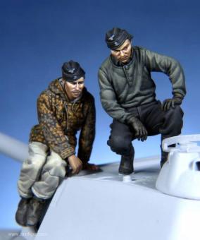 German Panther Crew WWII 